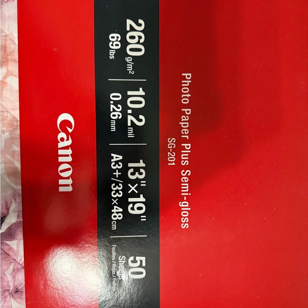 Canon Red Photo Paper Plus Semi-gloss
